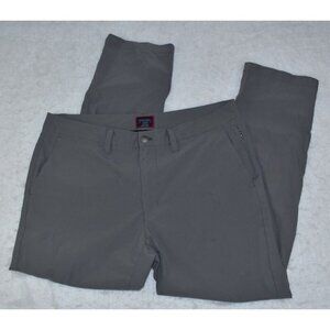Untuckit Chancellor Mens Pants Size 35X30 Gray Straight Lightweight Golf -Flaws-